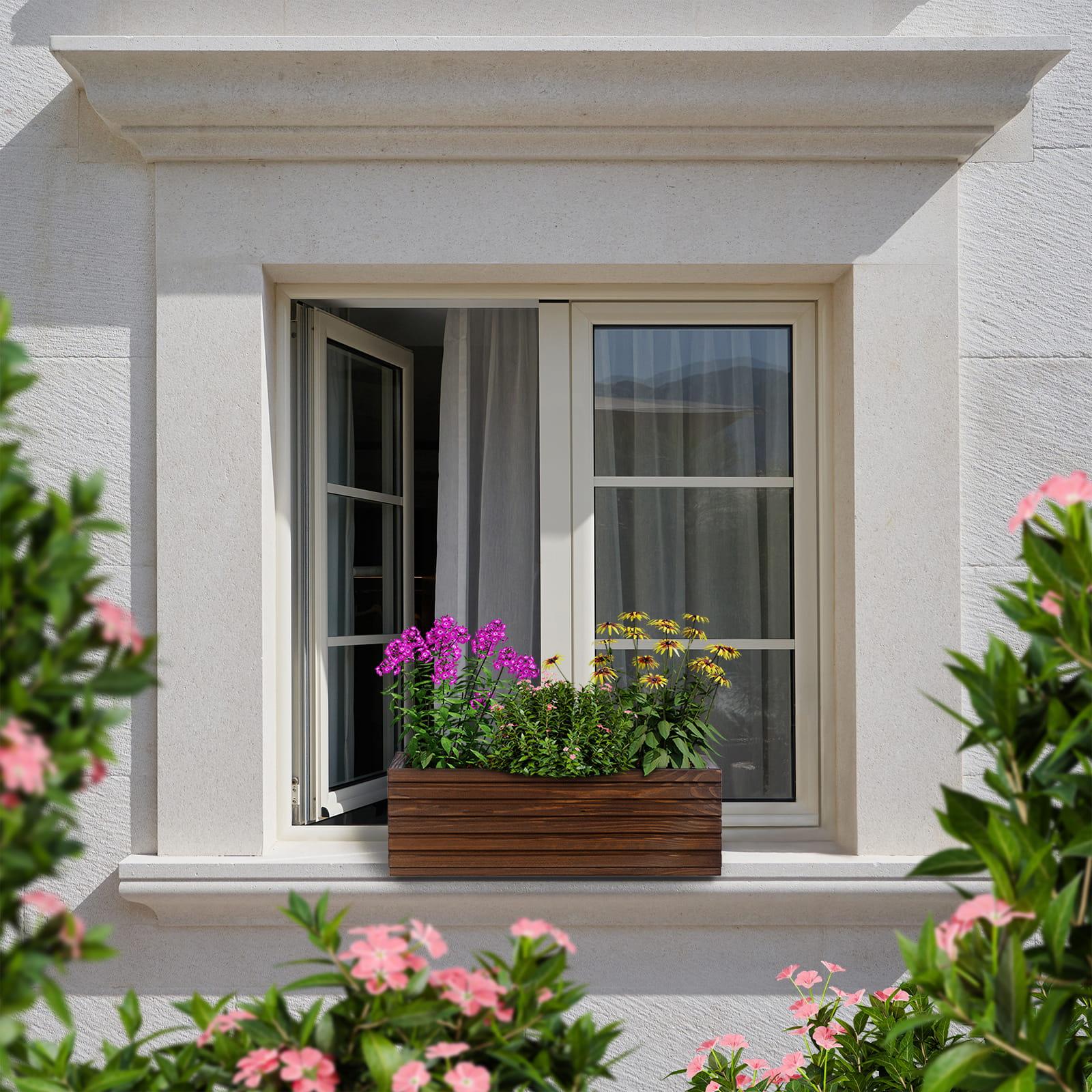 Kunststoffeinsatz BooGardi Garten - mit Haus & Blumenkasten |
